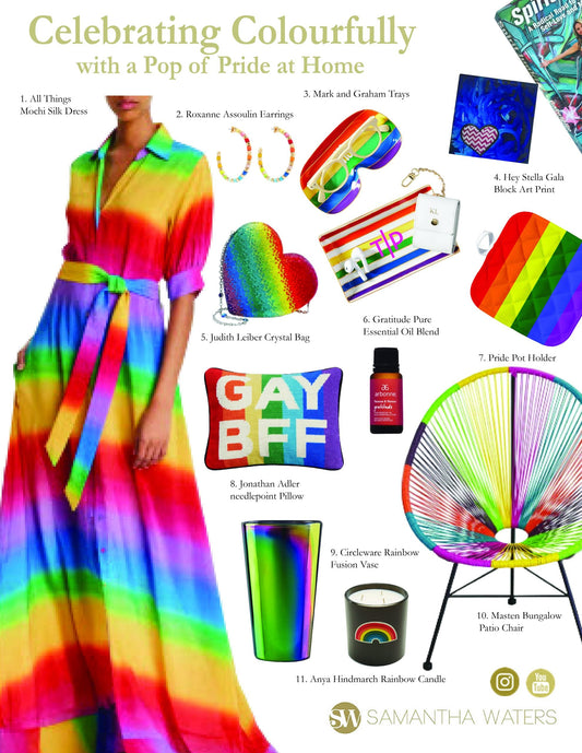 Celebrating Colourfully with a Pop of Pride at Home