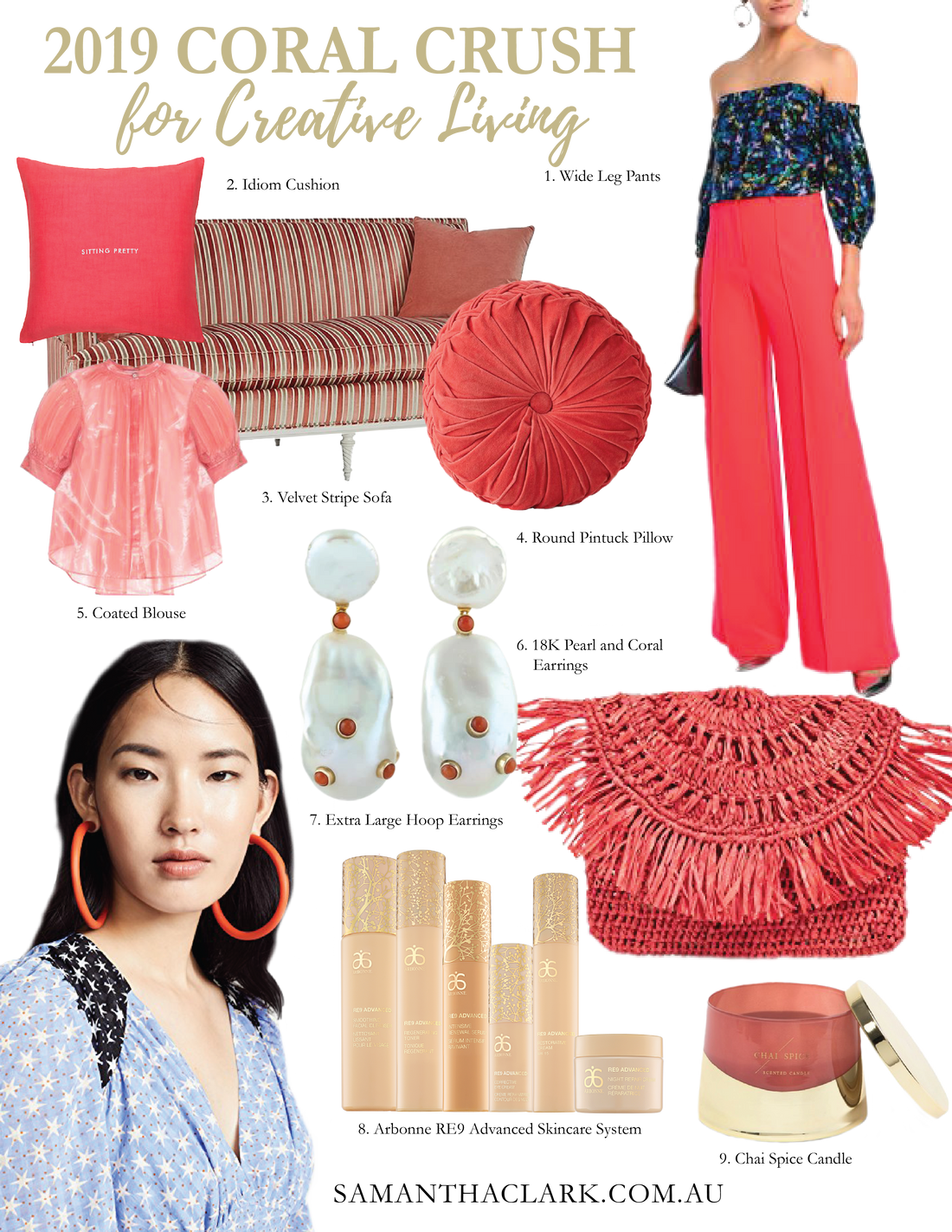 Crushing on Coral for Creative Living