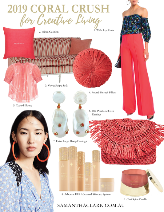 Crushing on Coral for Creative Living
