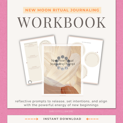 NEW MOON Ritual Workbook: Journaling Prompts Printable Digital Download